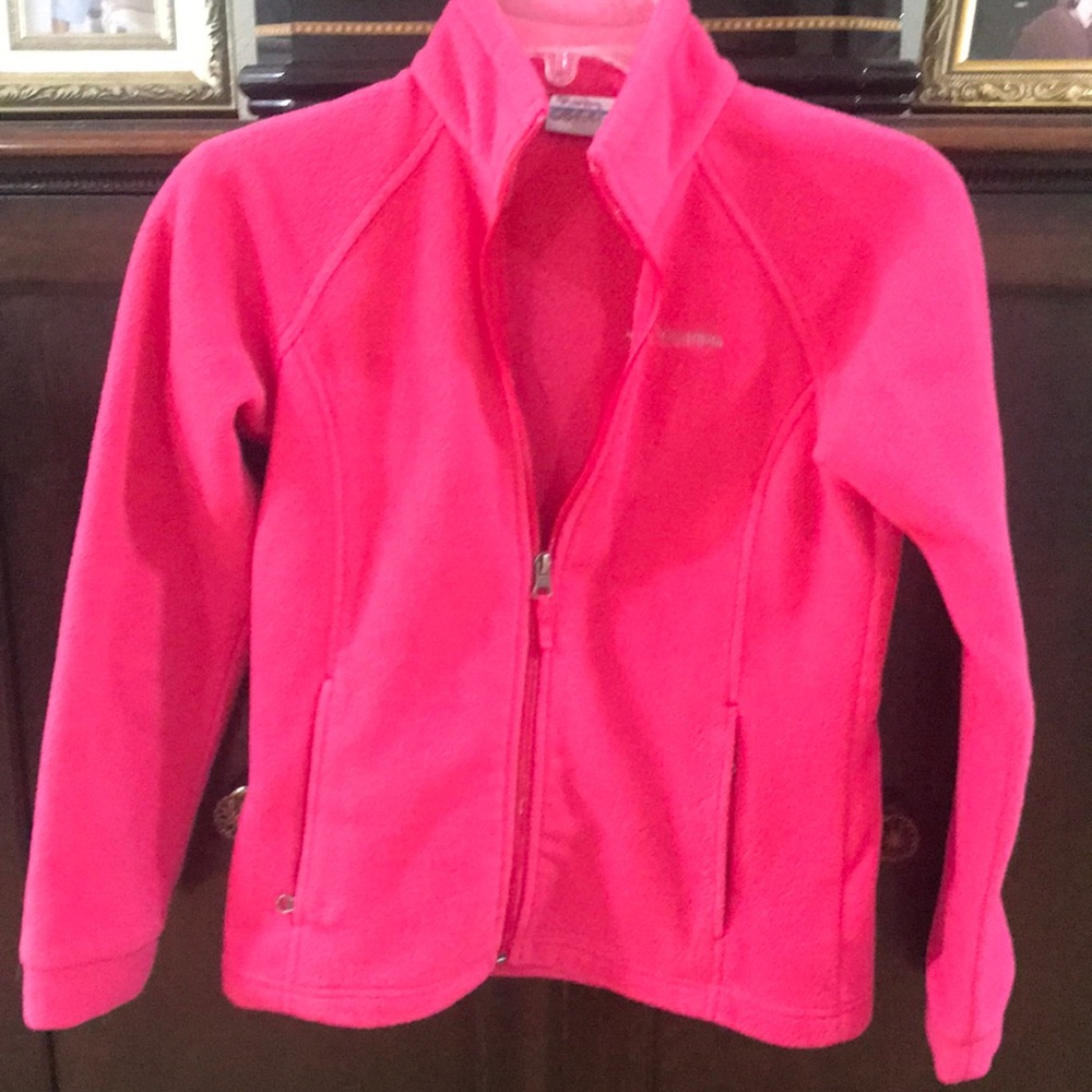Pink girls Columbia fleece